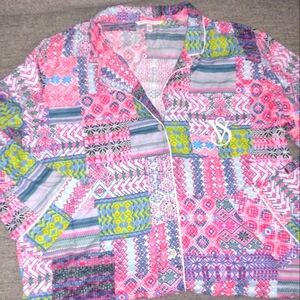 Victoria's Secret Womens Night Shirt Multi color Pajama Sleepshirt